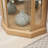 Corner Glass Cabinet Lighted Curio Cabinet Corner Display Case For Living Room, Curio Cabinet, Antique Collection, Wine,Bar Glass Storage Light Included-1306974505