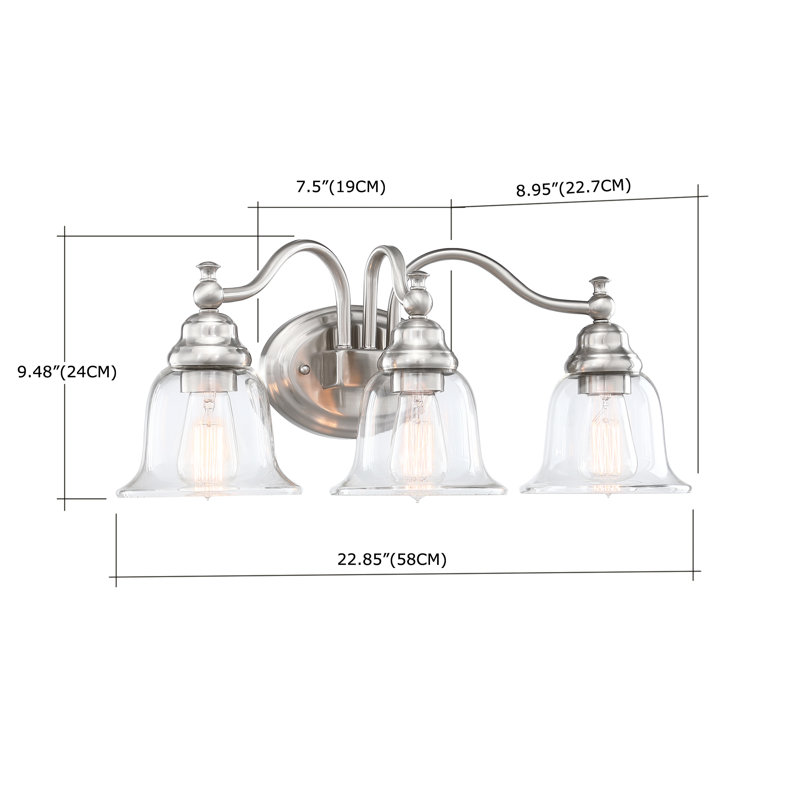 Waretown 3 - Light Dimmable Vanity Light