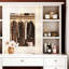 Bureau de coiffeuse avec miroir lumineux à DEL