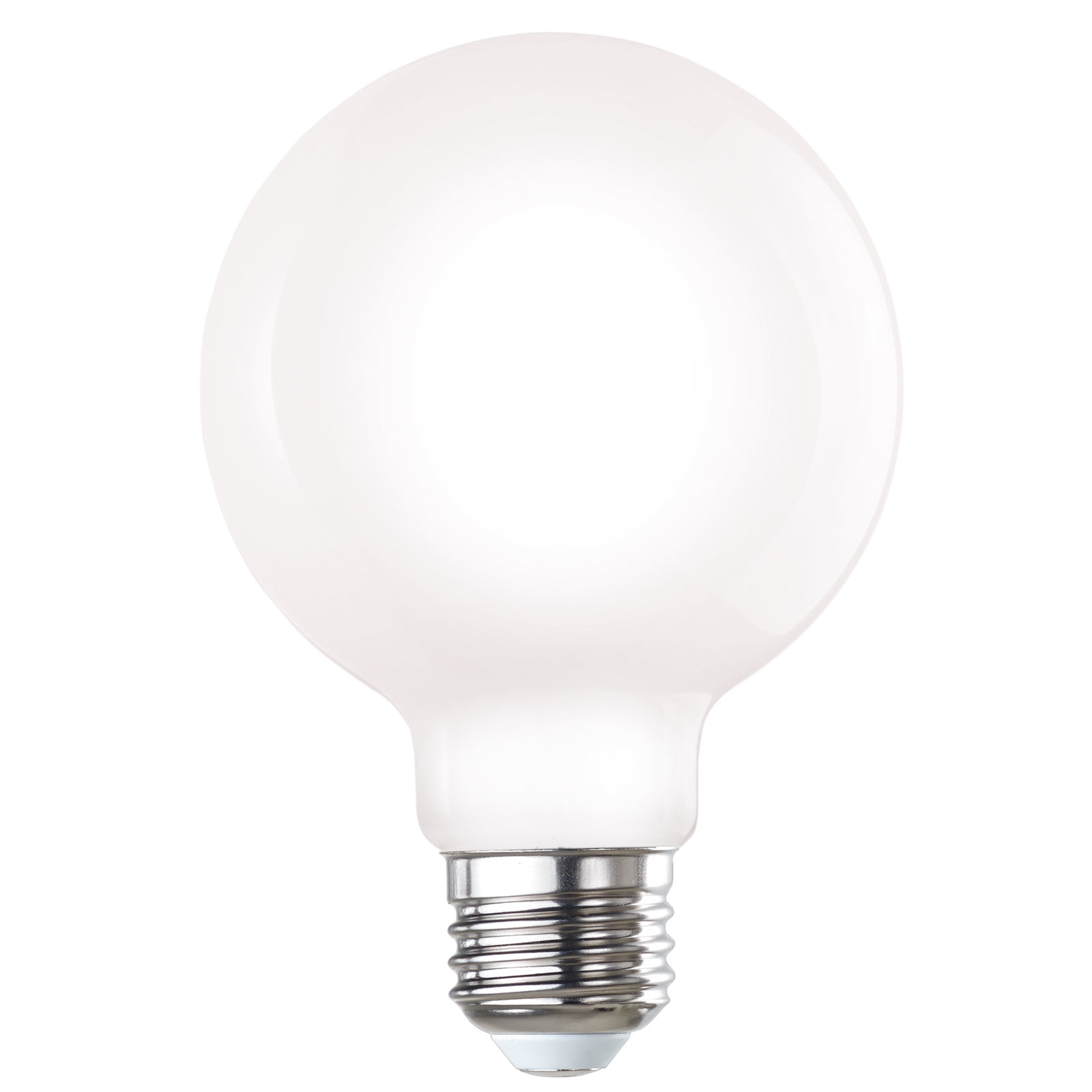 60 Watt Equivalent, G25 LED, Milky Dimmable Bulb, Cool White (4000K) E26/Medium (Standard) Base