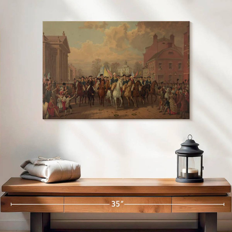 Evacuation Day, 16" H x 24" W