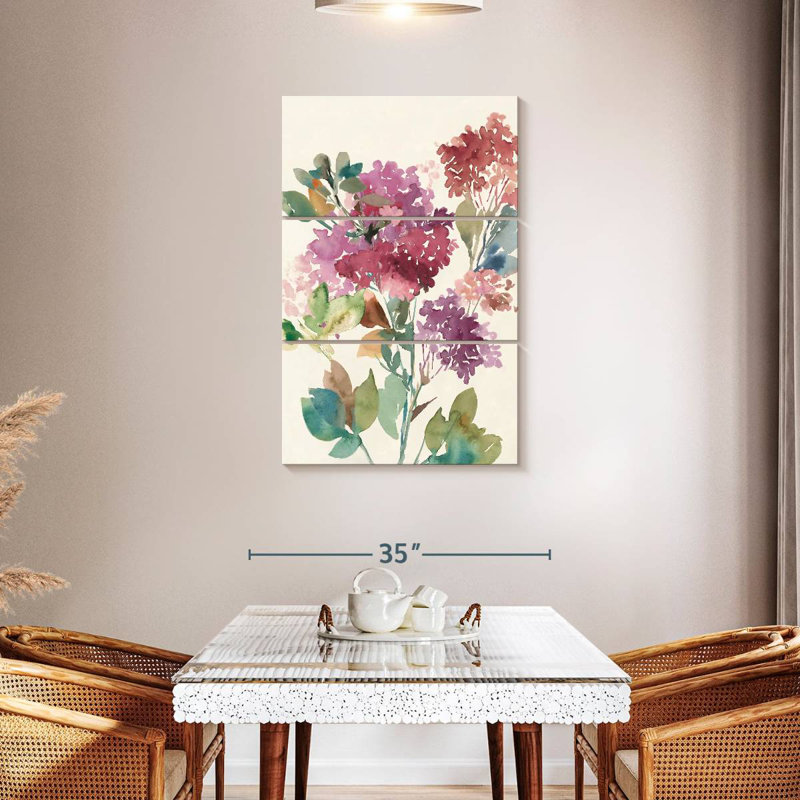 Avery Sweet Hydrangea I, 45" H x 28" W