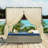 U_style Luxurious Adjustable Sun Bed With Canopy - Three Colours