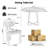 43.3" Round Dining Table Set For 2-4, Modern Kitchen Table With Metal Base, MDF Tabletop & Chenille Upholstered Chairs, Multi-Purpose Dining Set For Dining Room, Kitchen, Breakfast Nook, Small Space-544305412-544305415-544305432