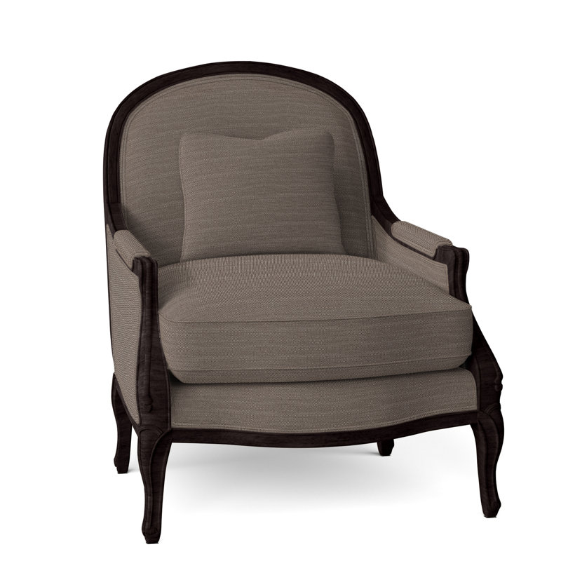 Adair Upholstered Armchair, Espresso, Perigold Ishi Chai