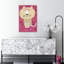 Cute Cat Love Hearts Contemporary Wall Art Print by Carla Daly - Wrapped Canvas Print-1865677714