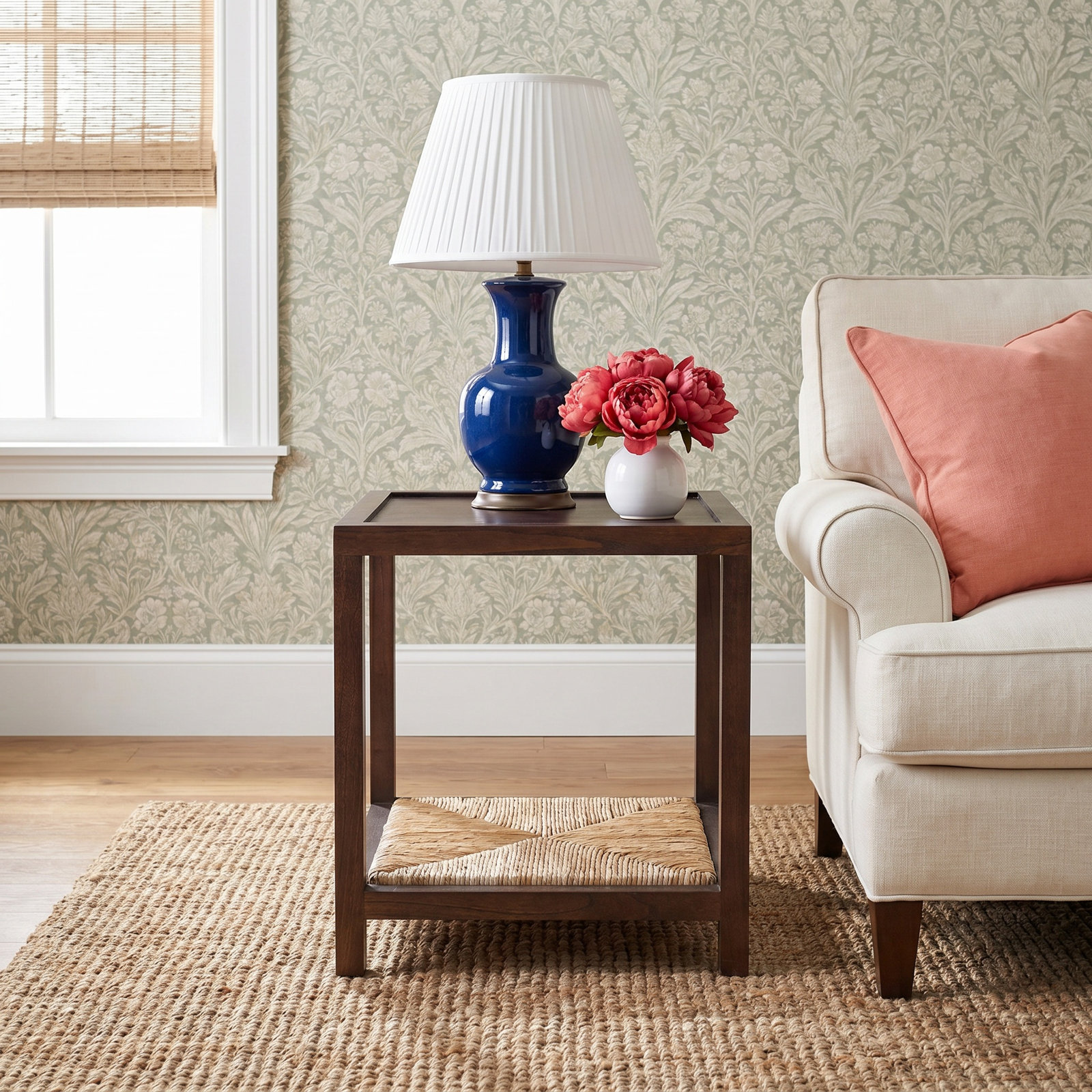 Leon 24" Mahogany End Table, Java