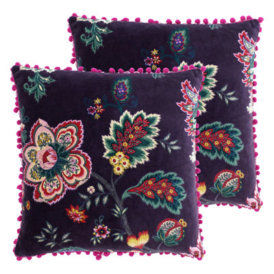 Floral Square Cushion
