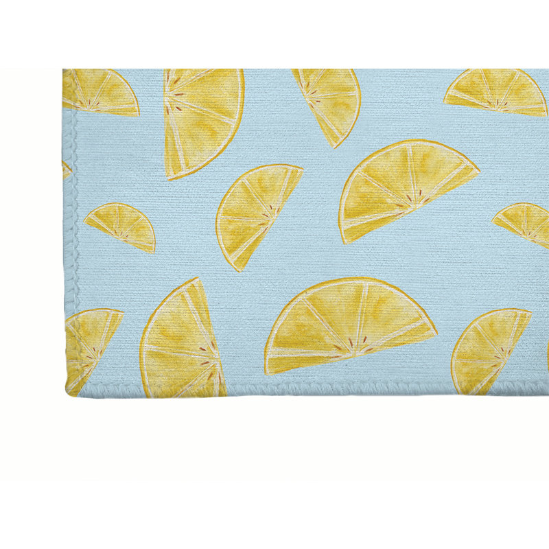 Tapis de bureau léger Summer Summer, L 36 po x P 60 po, Bleu nuage