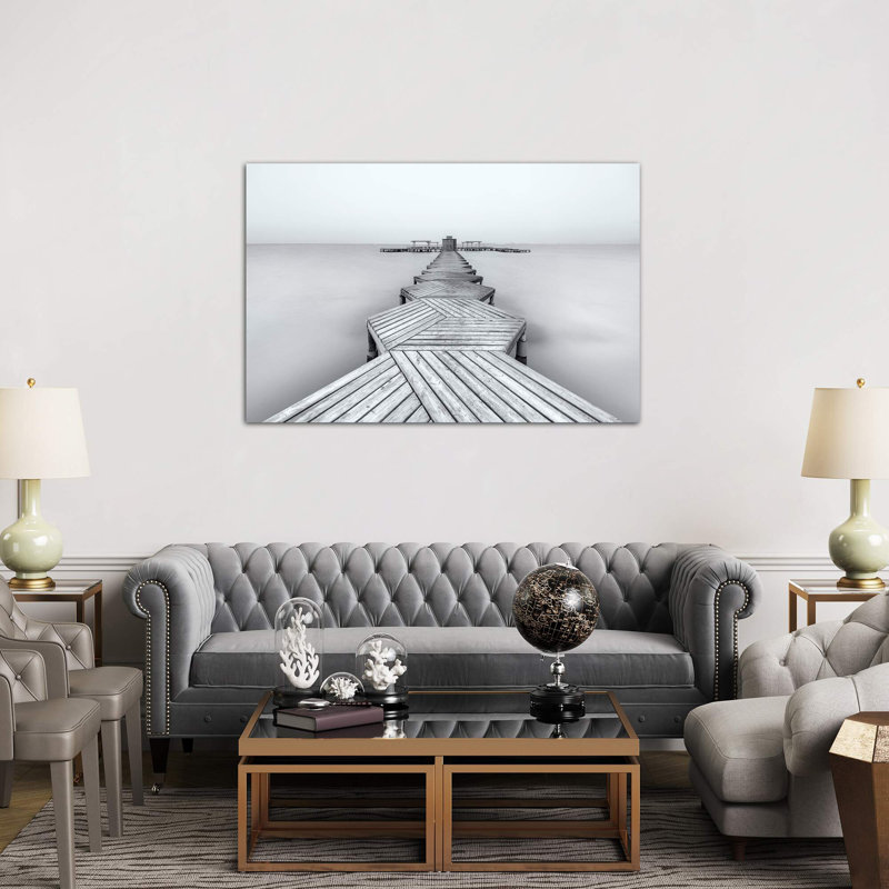The Pier by Xavier Garci - Wrapped Canvas Print, 101.6 cm H x 66.04 cm W x 1.91 cm D