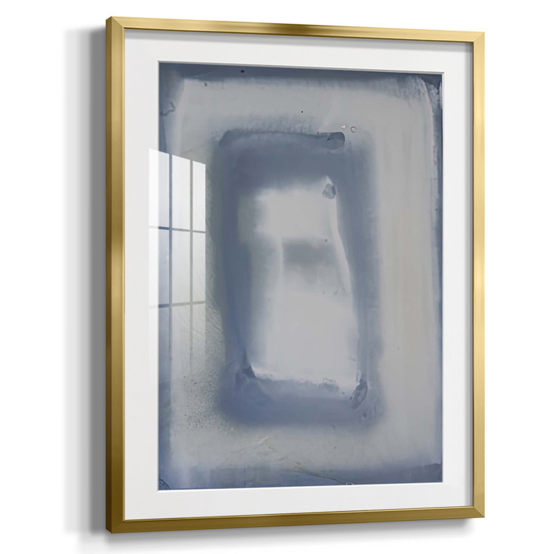 The Shadow - Single Picture Frame Print, Gold Framed Paper, Yes