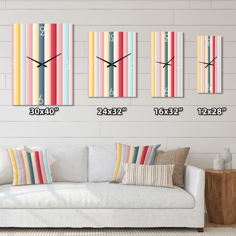 Jasielle - Horloge murale moderne, Grand