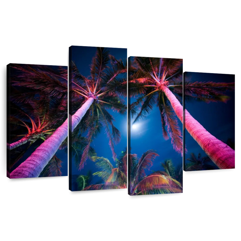 Harnek Neon Beach Palms, 22" H x 36" W
