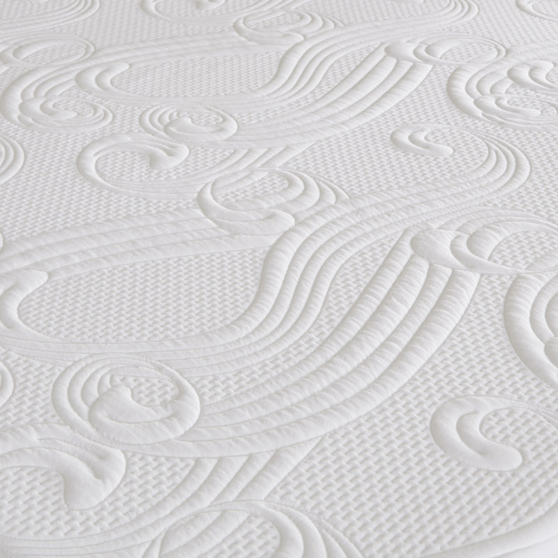 Comforpedic From Beautyrest  Medium NRGel Memory Foam Mattress and Box Spring, 14", Queen