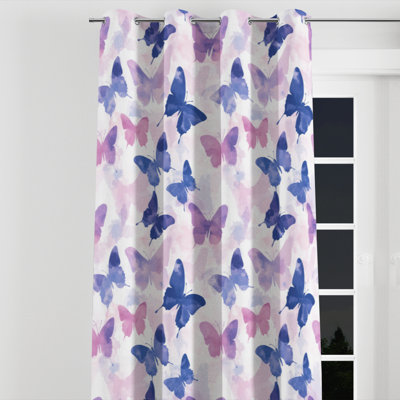 Rideaux occultant pour filles - 1 panneau à œillets Airy Baita