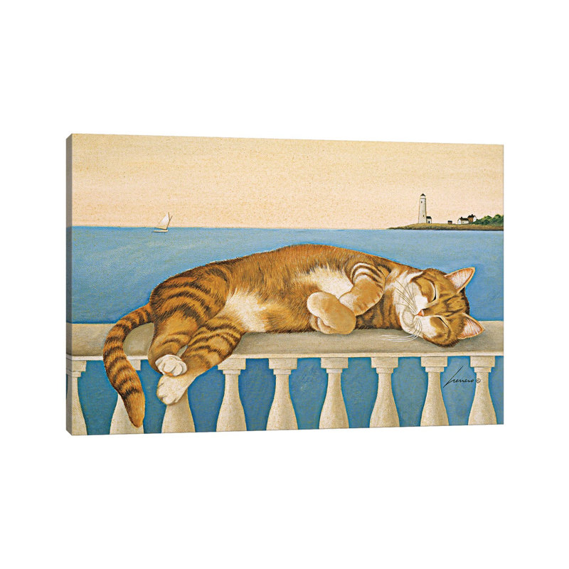 Hot Rod Granovsky Lighthouse by Lowell Herrero - Wrapped Canvas Gallery-Wrapped Canvas Giclée, 20.32 cm H x 30.48 cm W
