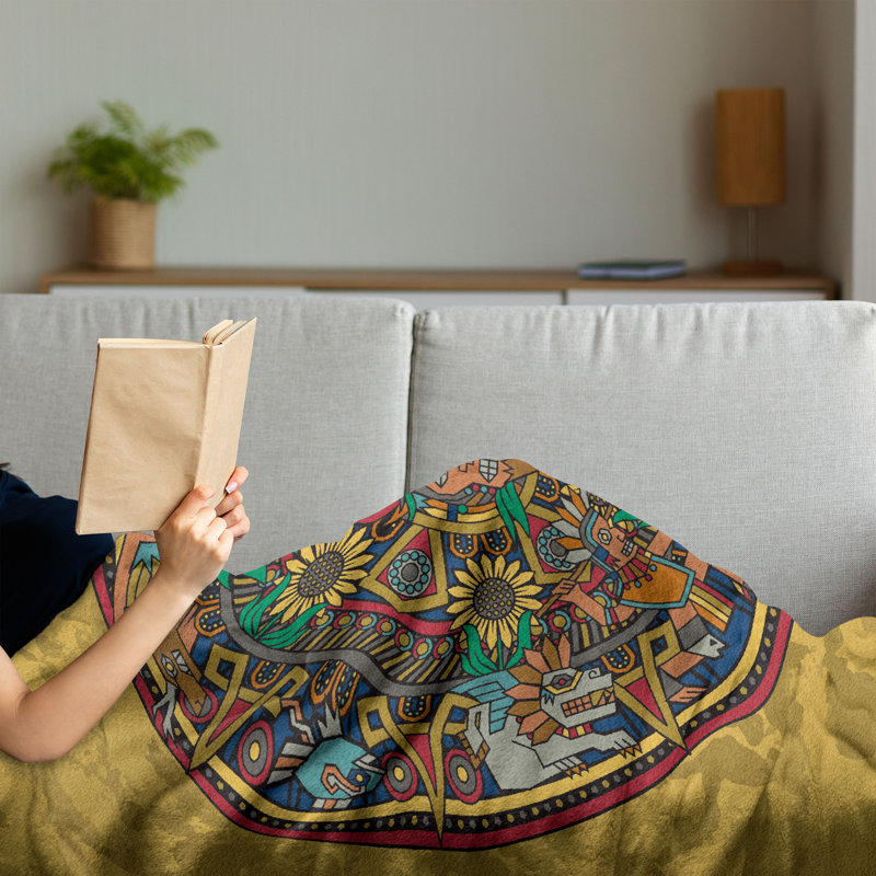 Hand Woven Throw Blanket, 60" x 80"