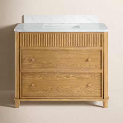 Kennedy Oak Single Bathroom Vanity