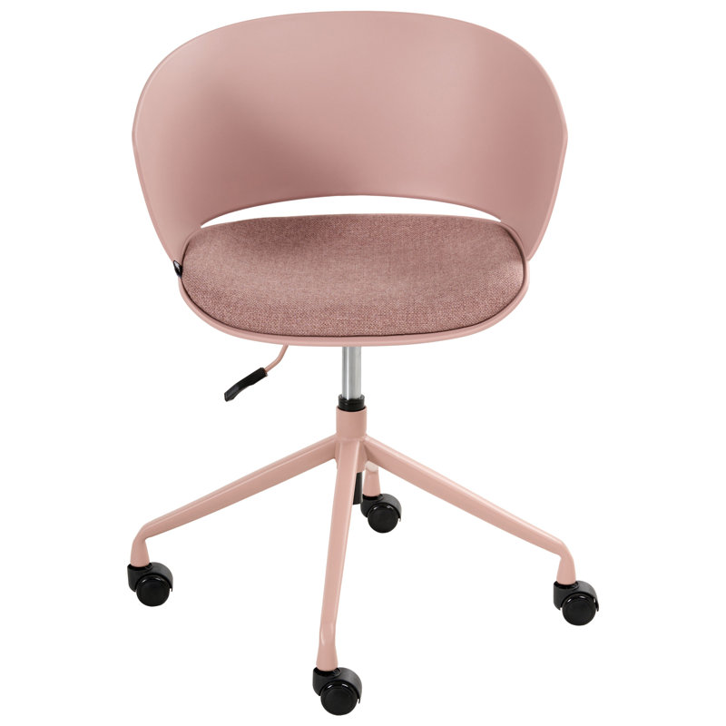 Polyester Office Chair, Pink