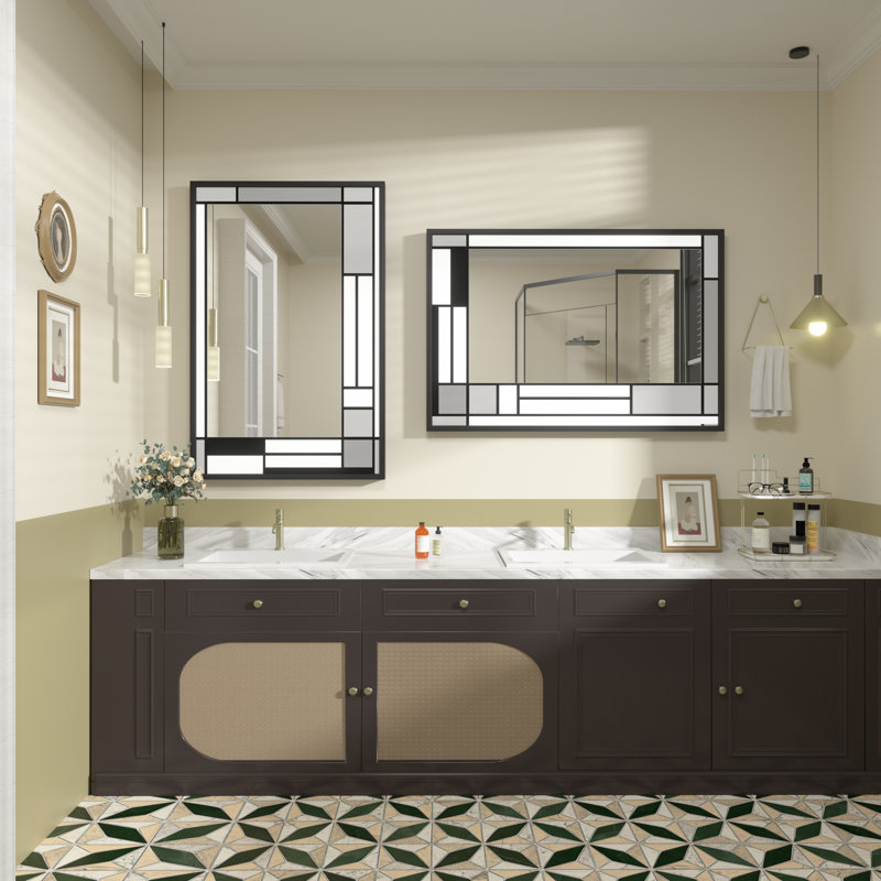 Romilly Metal Mirror, Plain, 36" x 24"
