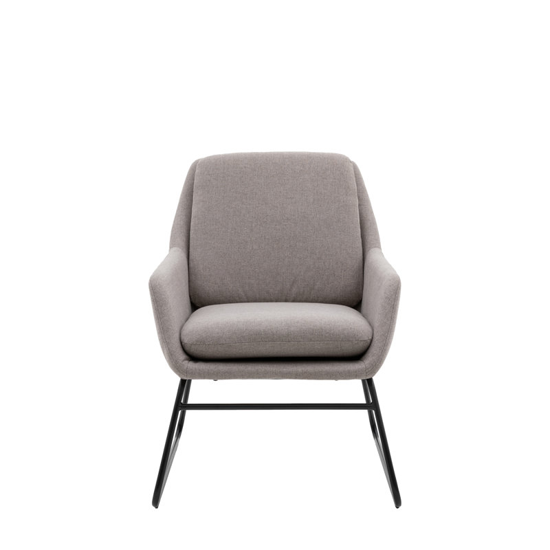 Ayd Upholstered Side Chair, Grey