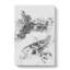 Docked Rowing Boat In The Mountains - Wrapped Canvas Painting-56645330