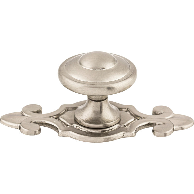 Canterbury 1 1/4" Diameter Round Knob, Brushed Satin Nickel