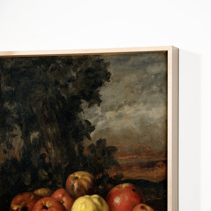 Still Life With Apples Print by Gustave Courbet
