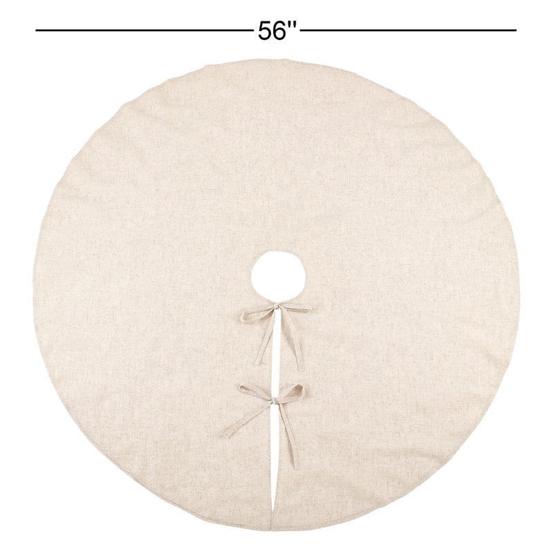 Nylah Tree Skirt, 56", Natural