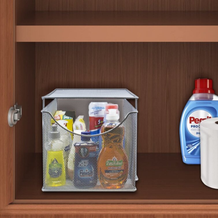 Sorbus Cleaning Supplies Organizer - Clear Containers for Organizing Cleaning Supplies Under The Sink - Clear Bins for Organizing Kitchen and