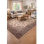 Tapis crème / beige / bleu noué à la main de conception unique 9 pi 9 po x 14 pi 2 po Tairiq