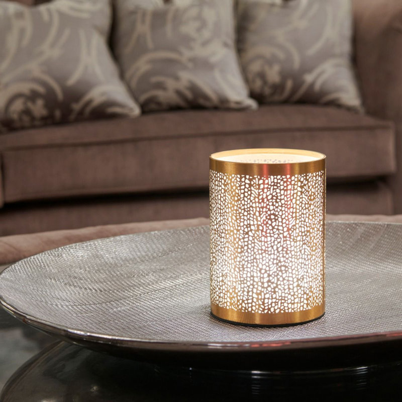Alazah Aluminium Table Lamp, Brass