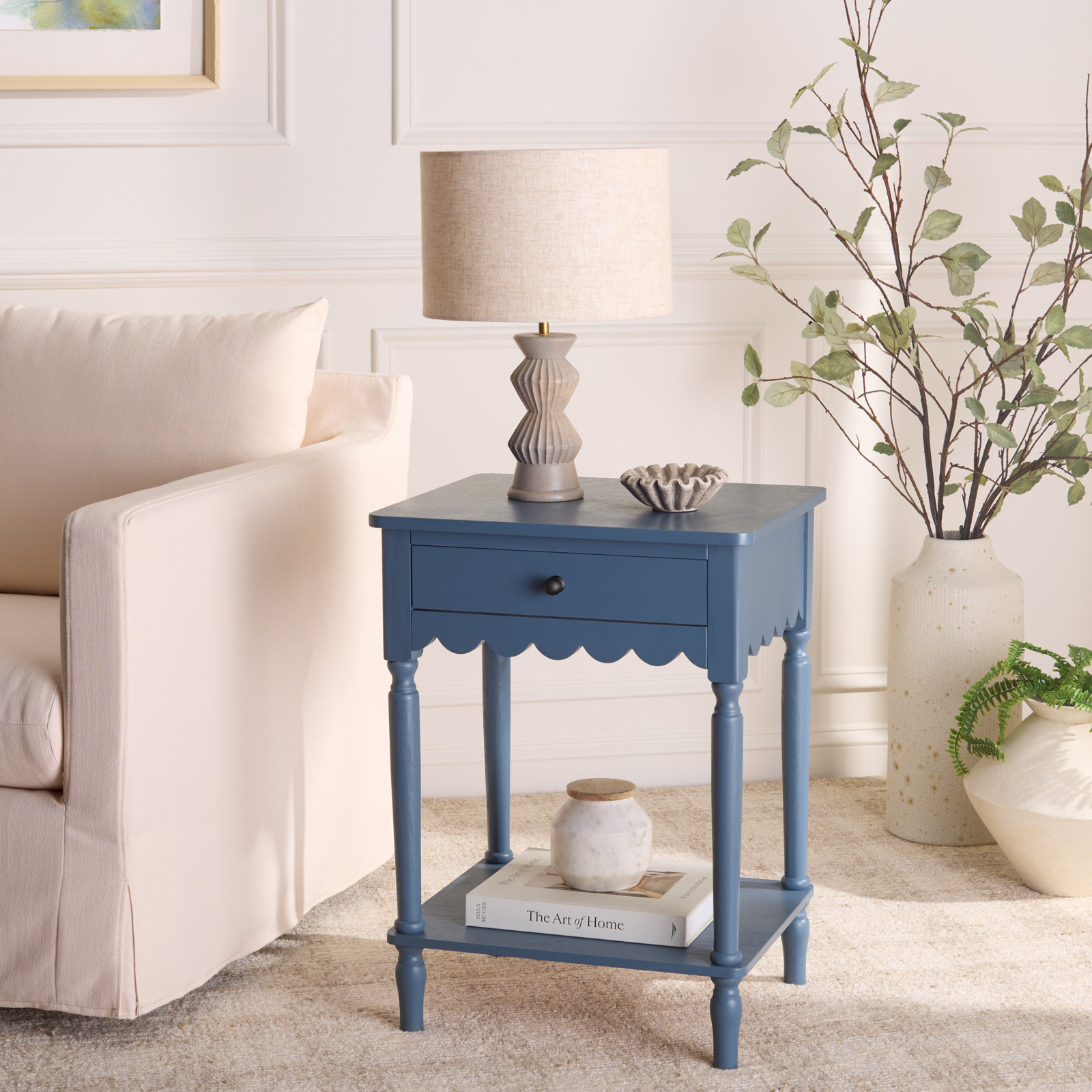 Branden 19" End Table, Blue