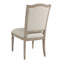 Chaise d'appoint rembourrée Daniella - Brun