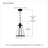 Carnagall 1 - Light Lantern Pendant