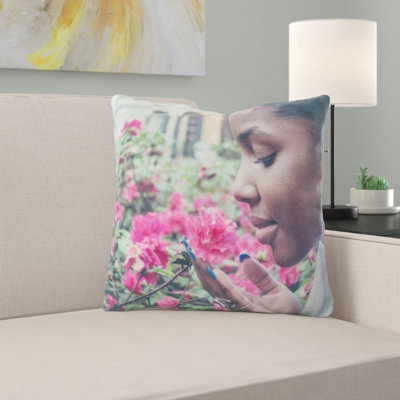 Flower Throw Pillow