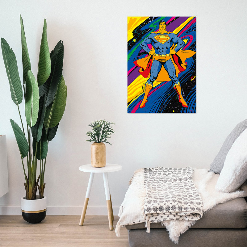Superman (Blacklight Comica), impression murale Mightyprint