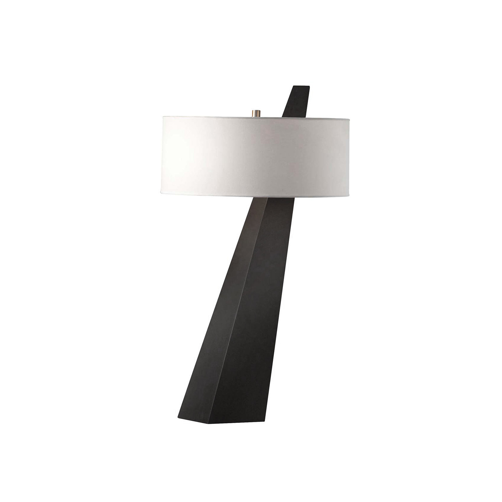 Obelisk Desk Lamp, Black Oak