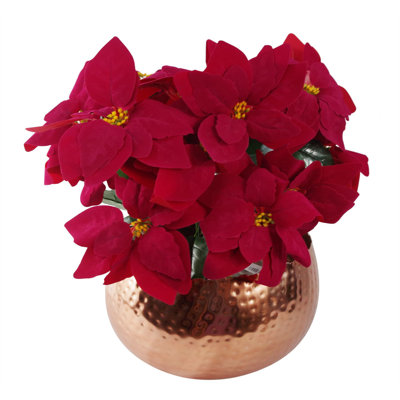 Plastic, Silk Artificial Arrangement in Pot