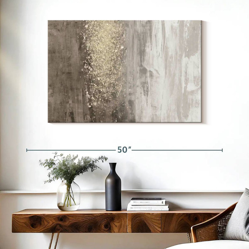 Avery Glitter Rain II, 26" H x 39" W
