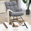 Chaise berçante de chambre de bébé à bascule, fauteuil oscillant rembourré pour le salon, la chambre à coucher-700272009