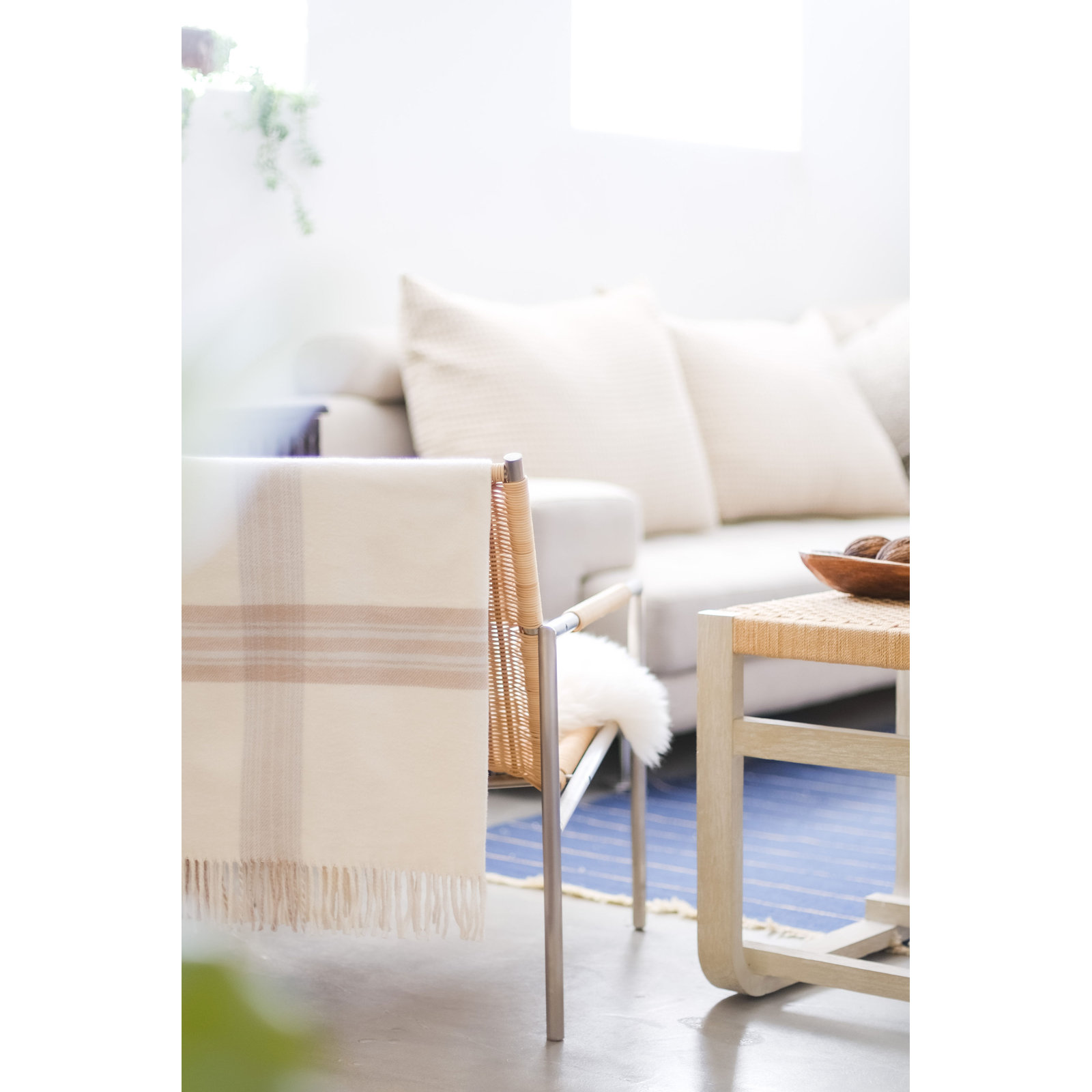 Geneva Cotton Hand Woven Throw Blanket