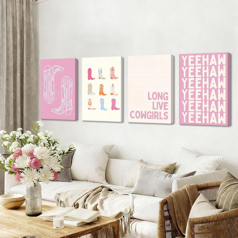 4 Piece Wrapped Canvas Print