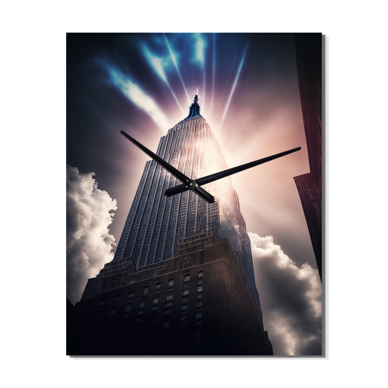 Horloge murale Empire New York, Moyen