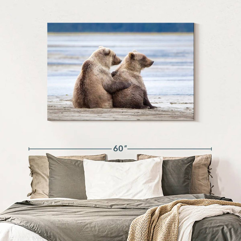 Brampt Bear Cub Siblings, 32" H x 48" W