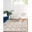 Glam Geometric White Silver Area Rug-66151328