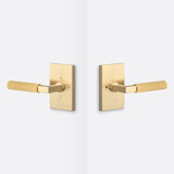 Levanto Privacy Rosette, Staight Knurled Grip
