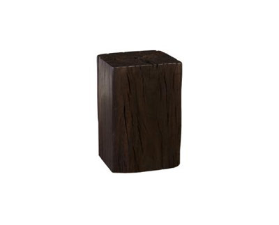 Black Wood Stool