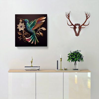 Hummingbird Ornamental - No Frame Print