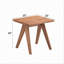 Table de bout décontractée à finition naturelle de style Mid-Century 1pc